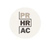 The logo for the Pound Ridge Human Rights Advisor Council, the letters PR, HR, and AC stacked vertically.