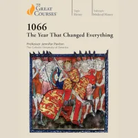 A medieval artwork of a group of knights and a horse