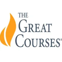 Logo for  The Great Courses - A graphic of an orange flame and the words "The Great Courses" on a white background