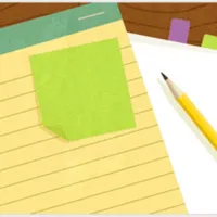 Pad & pencil.