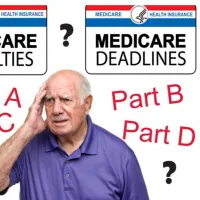 Man questioning Medicare options.