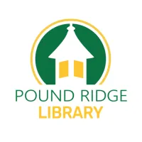 Pound Ridge Library logo of the building's cupola in green and yellow