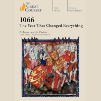 A medieval artwork of a group of knights and a horse